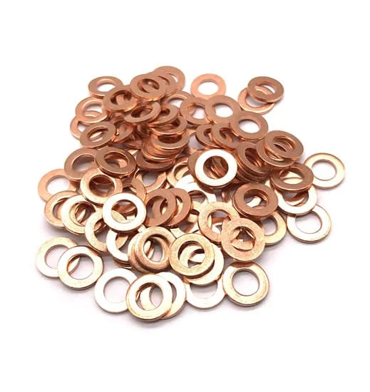 High Quality Customized Copper Flat Gasket Copper Sealing Washer. Best