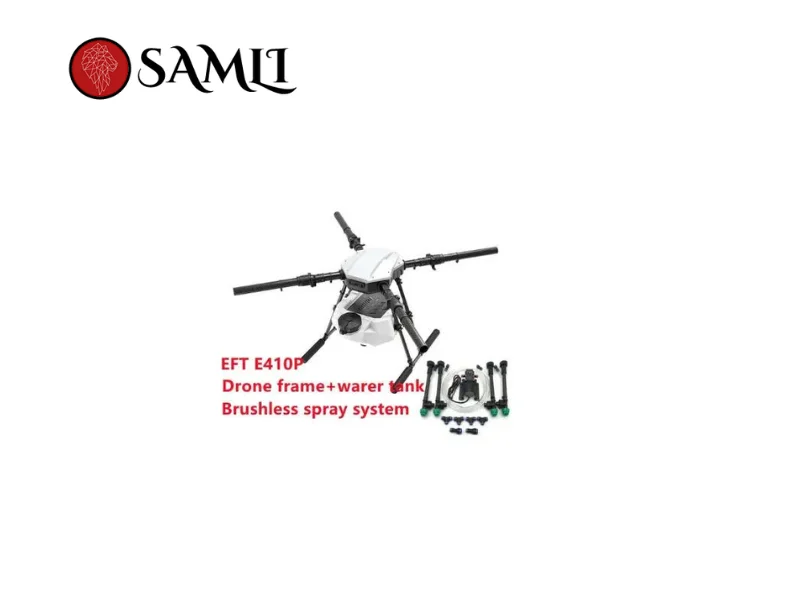 Samli EFT E410P Agricultural UAV Drone Sprayer 10L Agriculture Drone ...