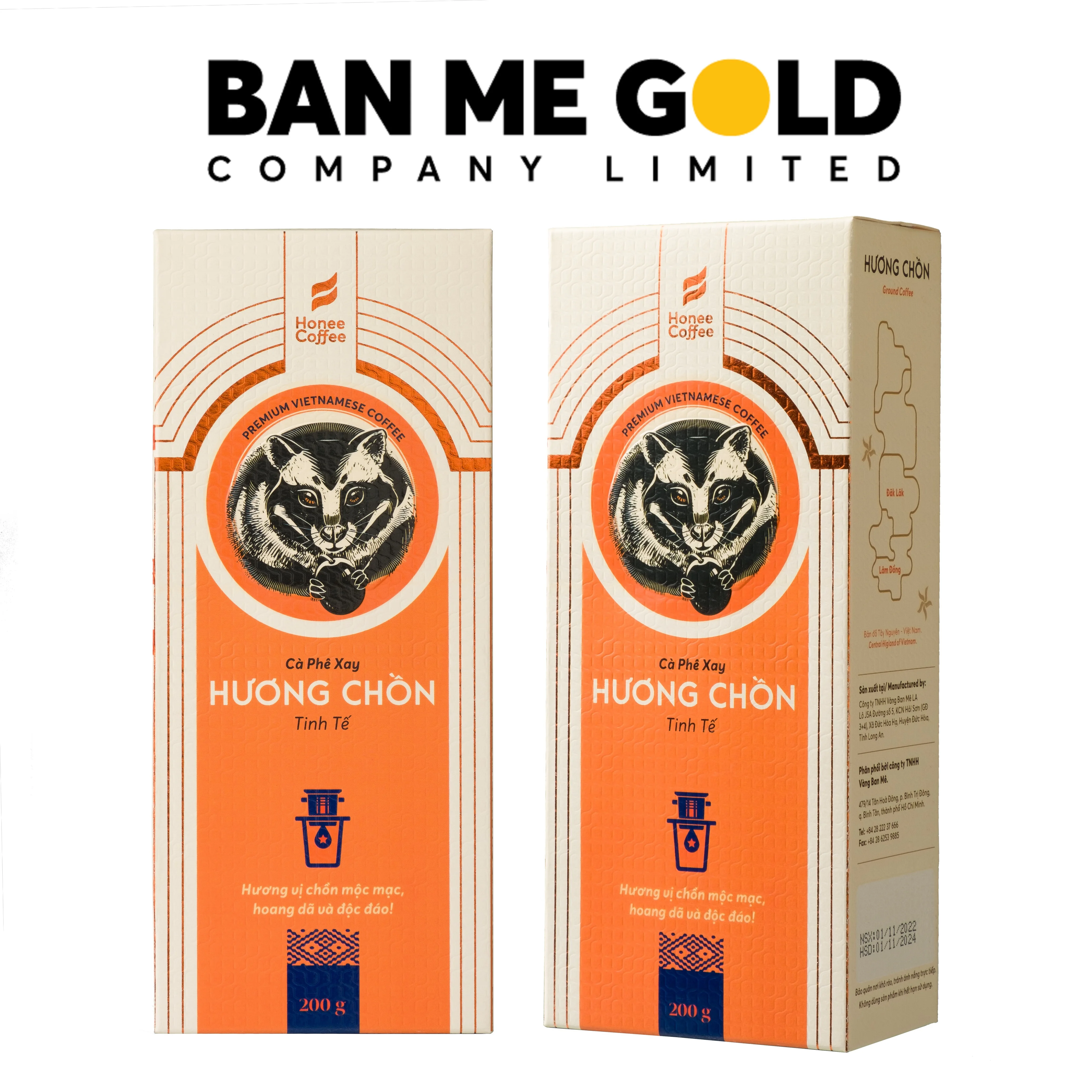 GROUND COFFEE HUONG CHON Sophisticated - 200g Made in Vietnam