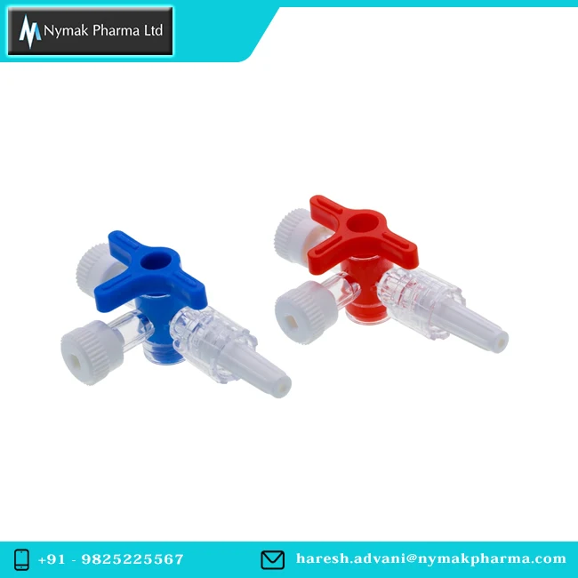 Top Grade hard Blister Packed 100 % genuine 3 Way Stop Cock Manufacturer Exporter in India