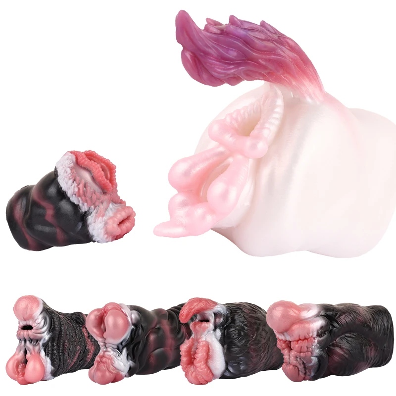 GEEBA Newest Fantasy Animal Pussy Male Masturbator Silicone Realistic Vagina Textured Adult Sex Toys Pocket Pussy Penis Stroker GEEBA Newest Fantasy Animal Pussy Male Masturbator Silicone Realistic Vagina Textured Adult Sex Toys Pocket Pussy Penis Stroker