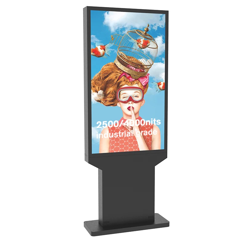 32-75 Inch Outdoor Digital Signage - Bright, Clear, and Durable