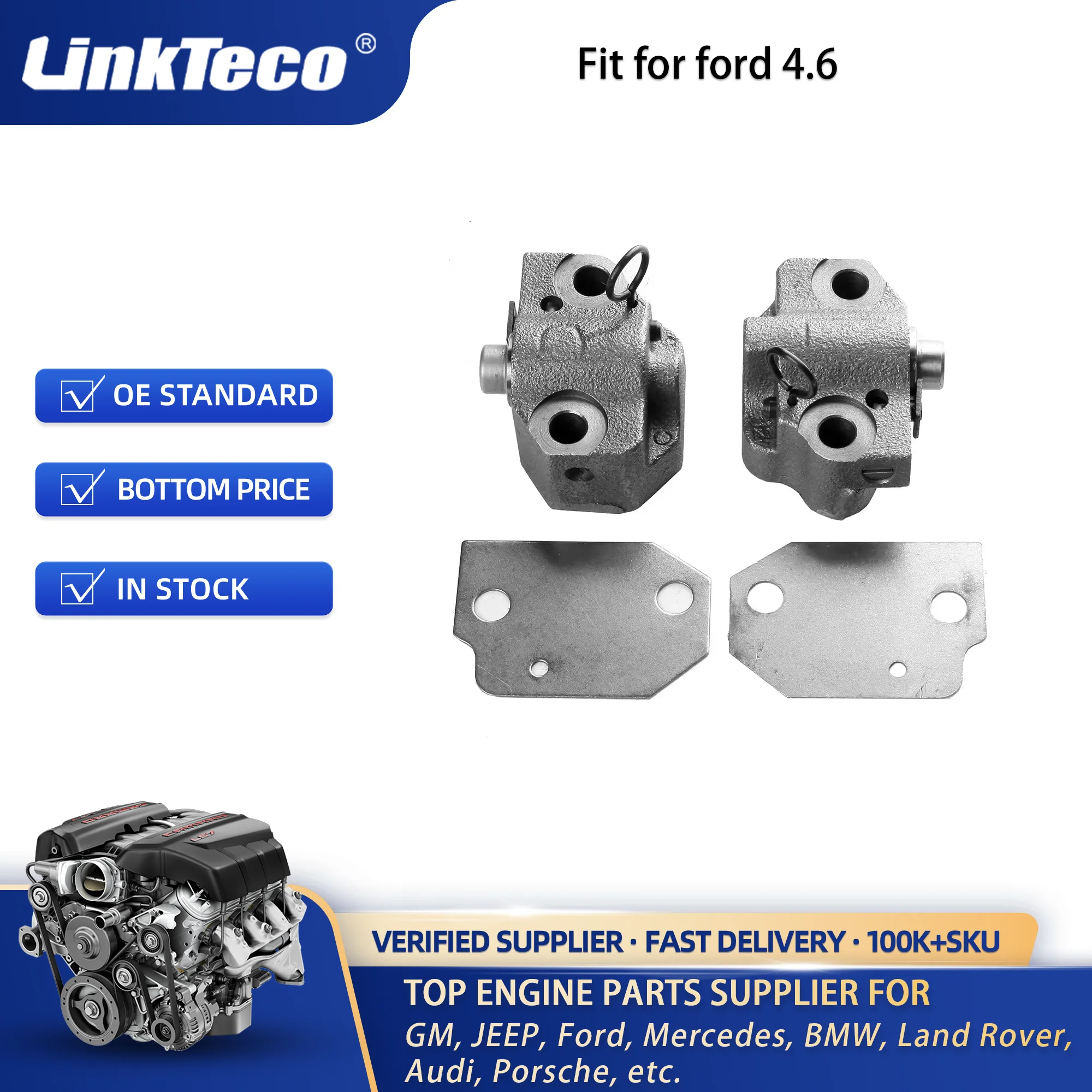 Timing Chain Kit w/o Gears Water Pump Fit 03-04 Ford Mustang