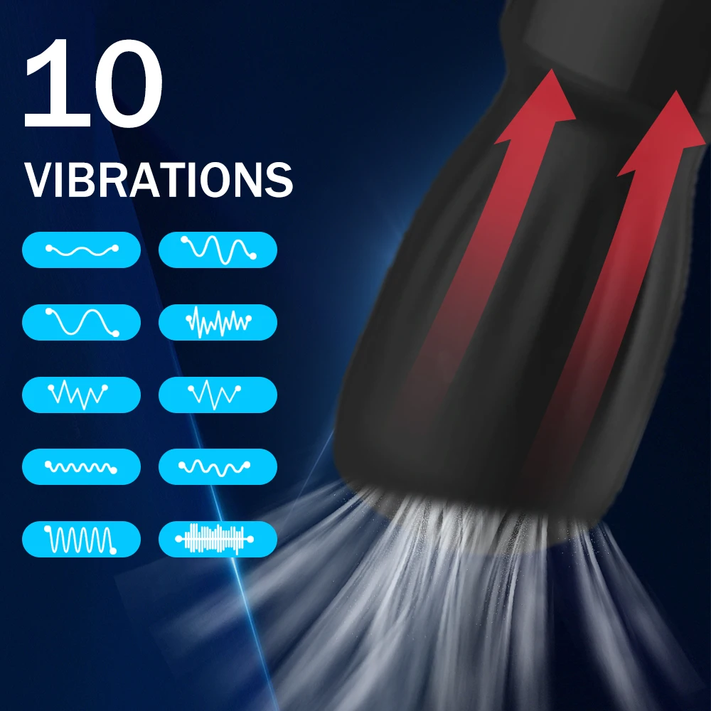 Glans Massage Vibrator Automatic Male Masturbator Cup Telescopic Pocket  Suction for Men Masturbation Sex Toys