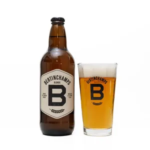 Blonde Beer Bottle 50cl Belgian Brewery Bertinchamps Cerveza Wholesale Production Alcohol Free Spices No Additives