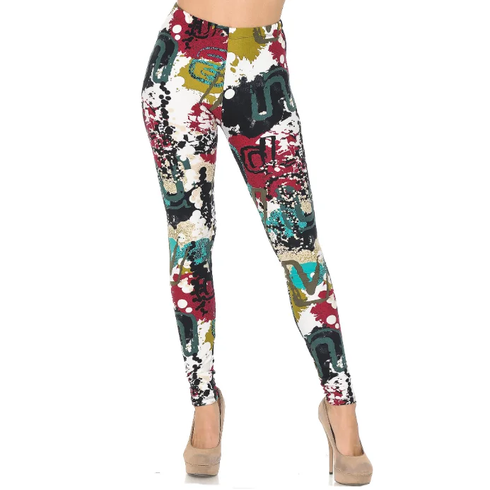 High Waist Recycled Custom Women's Yoga Pants Fashionable Design ...