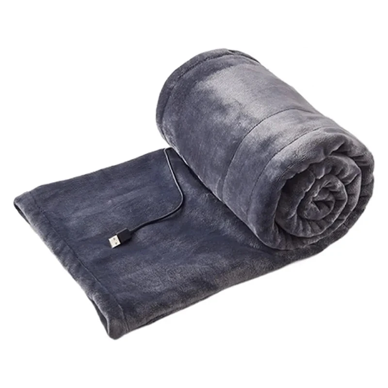 machine washable soft fast heating home office portable usb electric heated blanket electric heated blanket throw