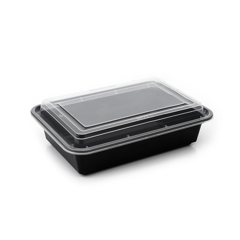 100% Premium Quality Custom Container Small Clear Plastic Disposable PS PET Box for Lunch