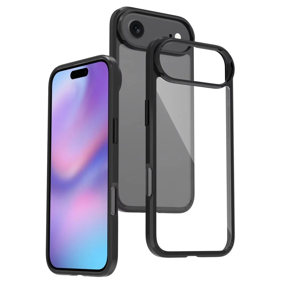 product clear phone case for iphone 17 air 2in1 tpupc ultra thin  shockproof lightweight protection laudtec-6