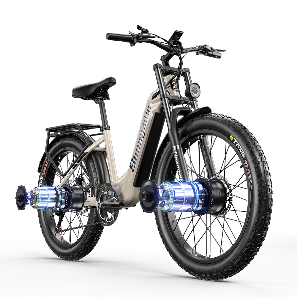 Shengmilo S700 1000W*2 Dual Motor Electric Bike 17.5Ah Battery
