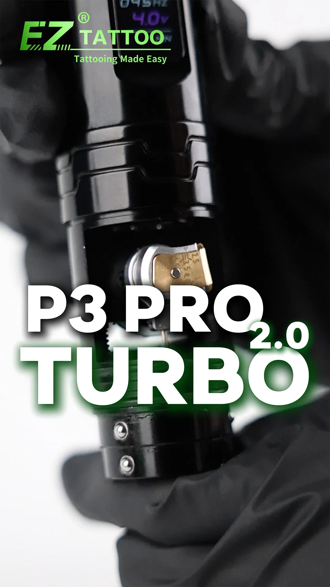 Wholesale EZ P3 Pro Turbo 2.0 Wireless Rotary Tattoo Pen