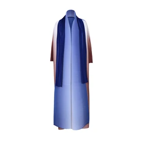 Muslimah Clothing Wholesale Women's Pleated Abaya High Quality Design Stretch Abaya Casual Traditional Middle Eastern Clothing