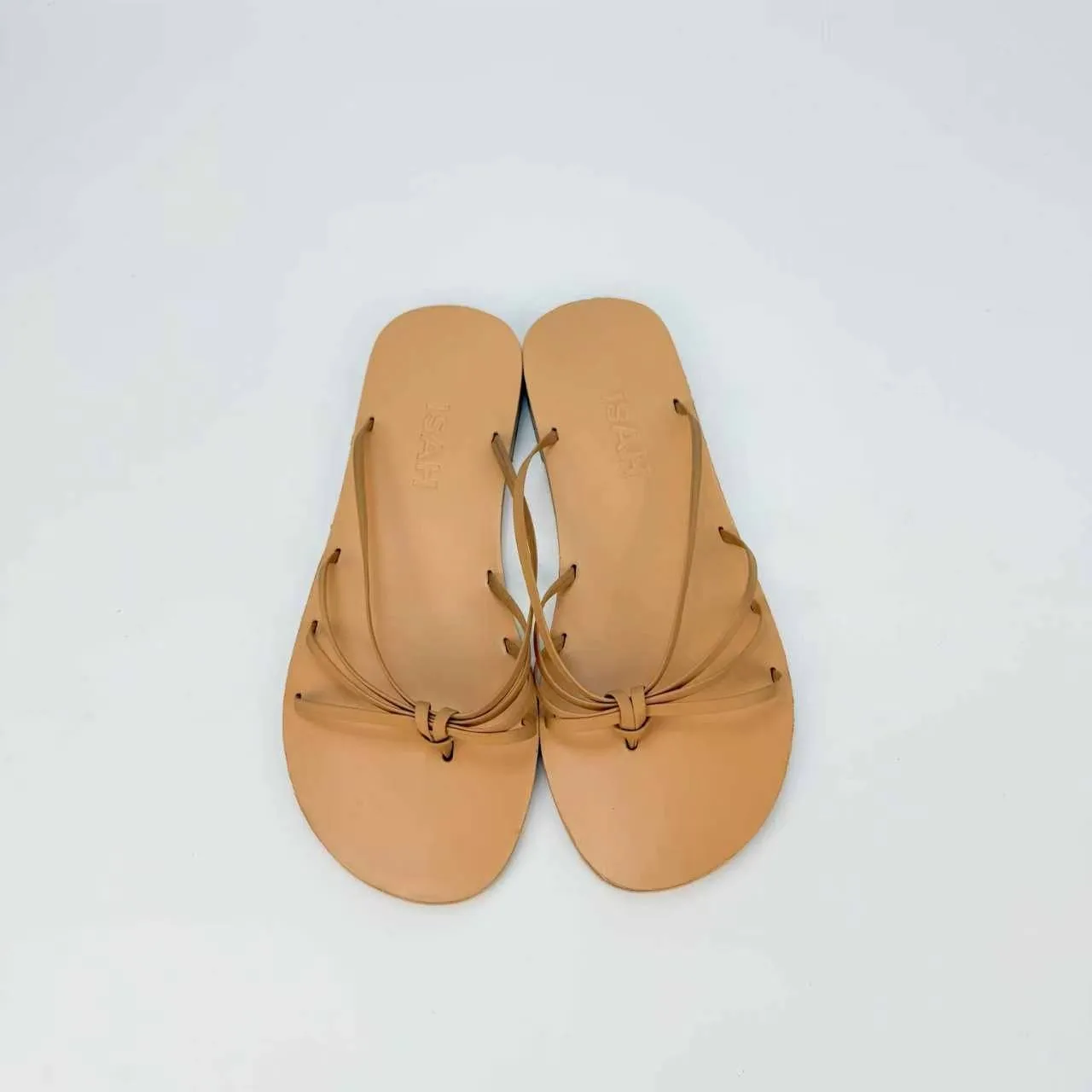 Isah The Label sandal in Toffee, product photography