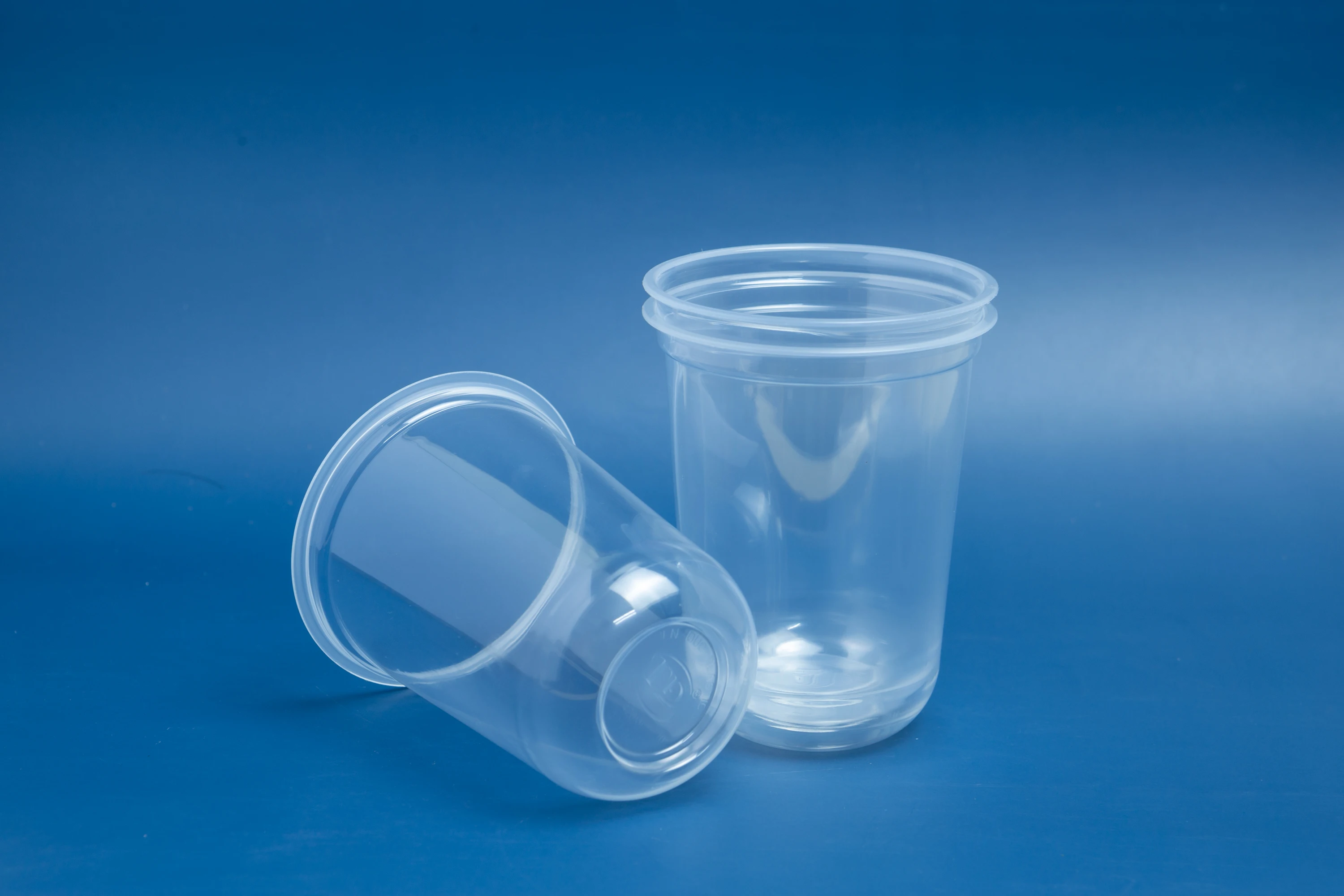 U Shape Pp Plastic Cup 360/500/700ml Caliber 95mm Customized Disposable Cup Transparent For