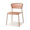 Terracotta Frame - Beige PVC Strap Seat