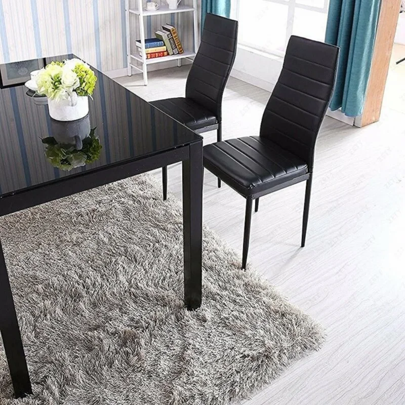 Free Sample Cheap 6 Chairs Dining Room Table Set Modern Classic 8 Seater Luxury Glass Dining Table Set