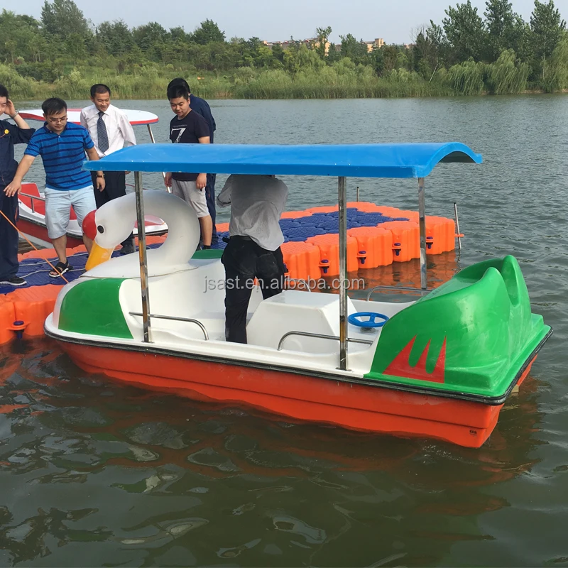 Park Swan Pedal Boat Ship Double Pedal Boat With 4 Seats Attractions