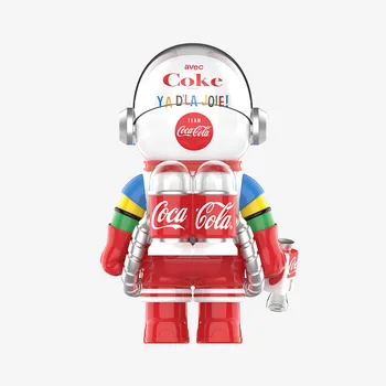 POP MART MEGA SPACE MOLLY 400% TEAM COCA-COLA Figure with PVC ABS