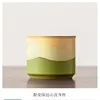 Tazza senza manico verde sfumato