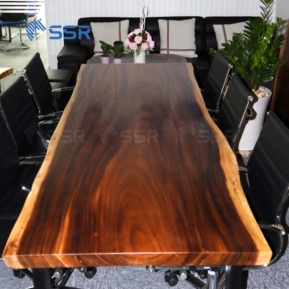 Ssr Vina Raintree Wood Edge Glue Live Edge Countertop Dining Table