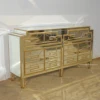 Gold Painted & Mirror Panels