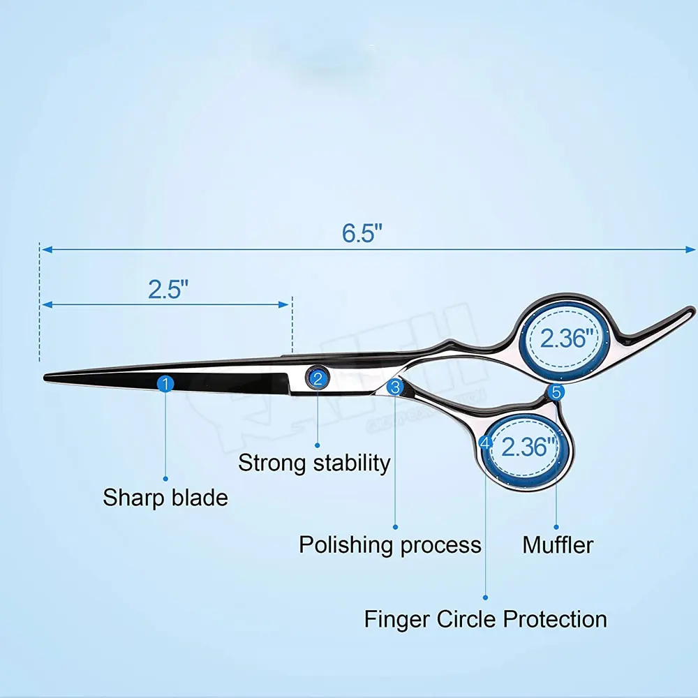 Customized Hair Cutting Shears Hairdressing Scissors Stainless Steel