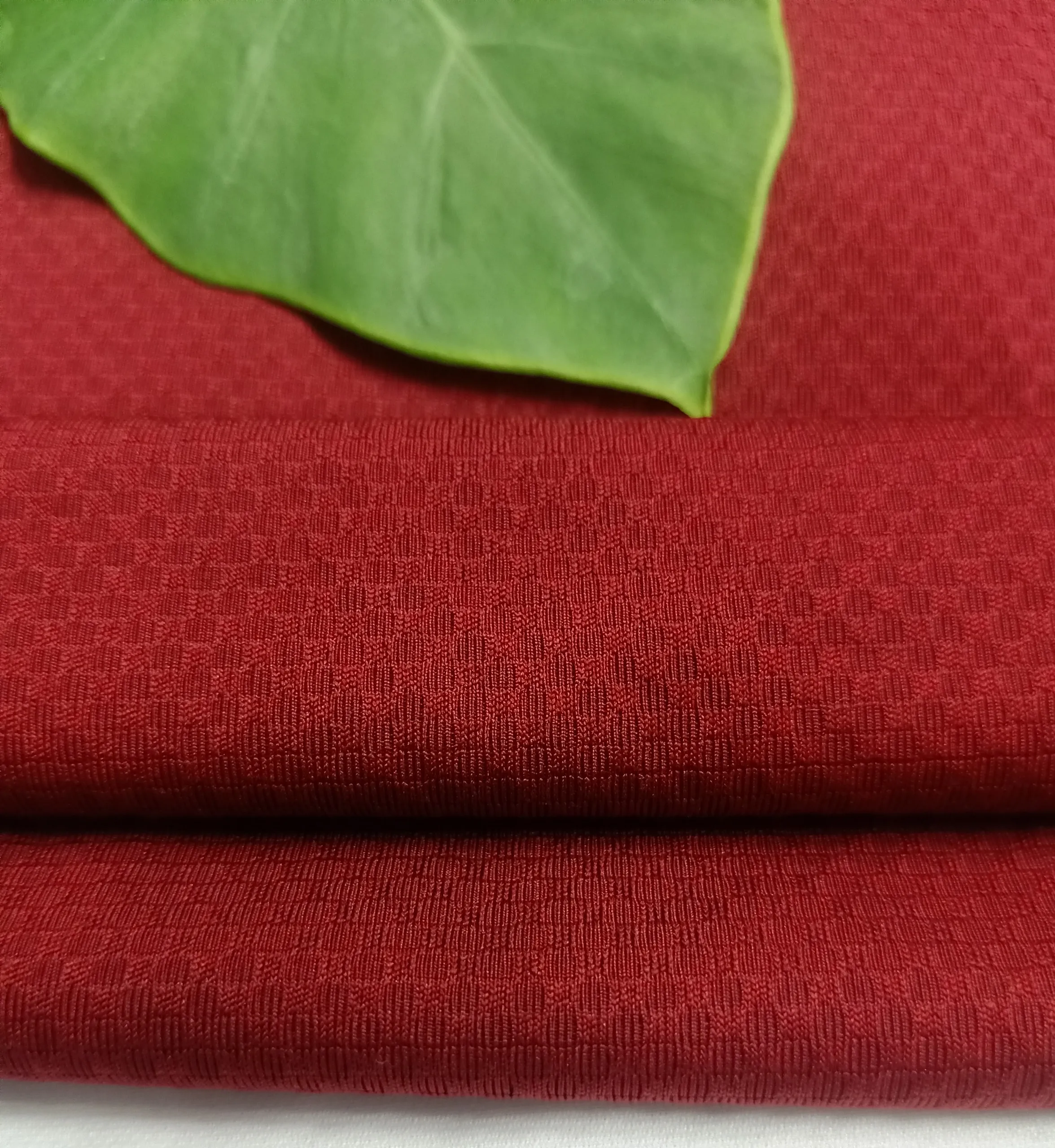 190gsm Diamond 4 Way Stretch Sports Textured Fabric Jersey 95polyester