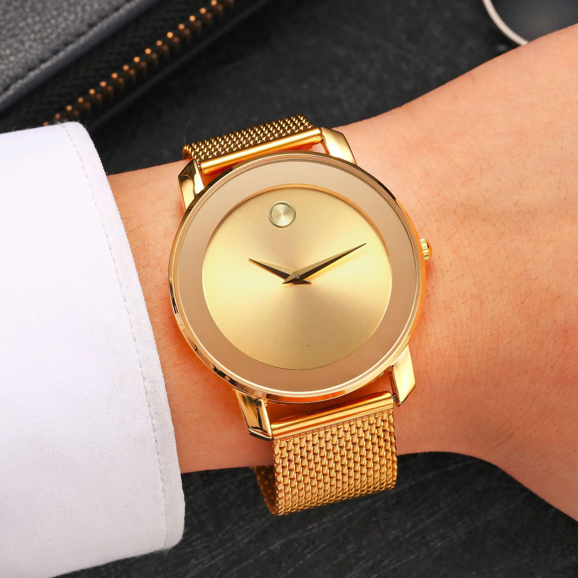 Miss Fox Men Gold Fashion Minimalist Watch Male Watch Stainless Steel  Causal Analog Quartz Glass Mesh Ultra Thin Waterproof 40mm - Buy Miss Fox  Watch,Miss Fox 2022 Watch,Fashion Watch Product on ...