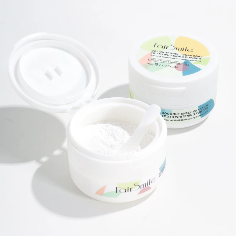 Пользовательские 50 г морской соли для выпечки содаклин отбеливающий чистый и антибактериальный порошок зубов