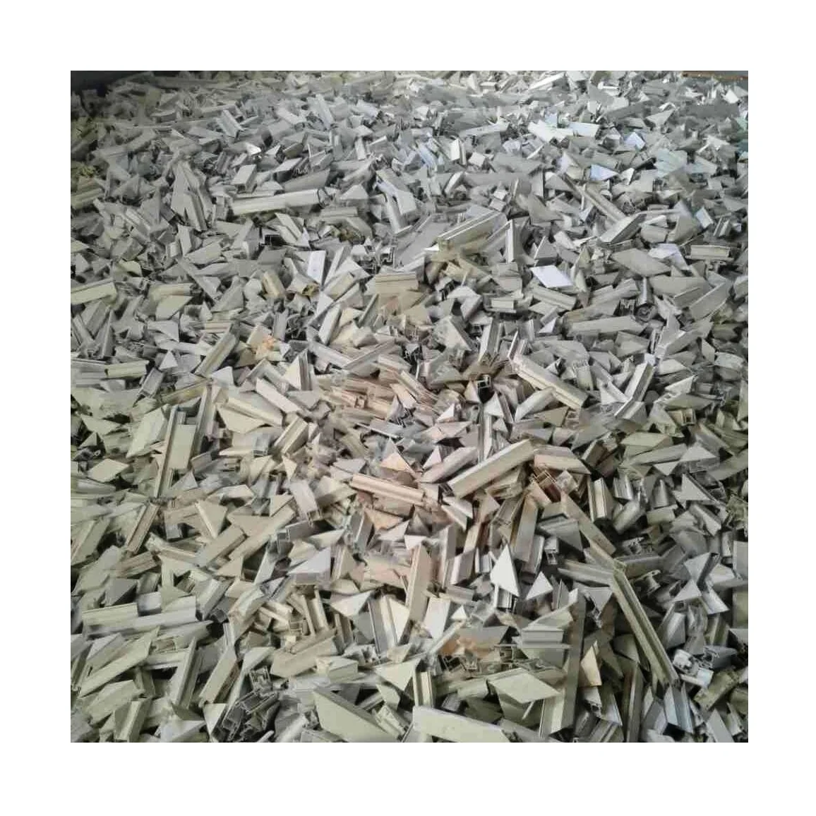 Recycled Upvc Pipe Scrap And Pvc Window Profile Chips White And Grey