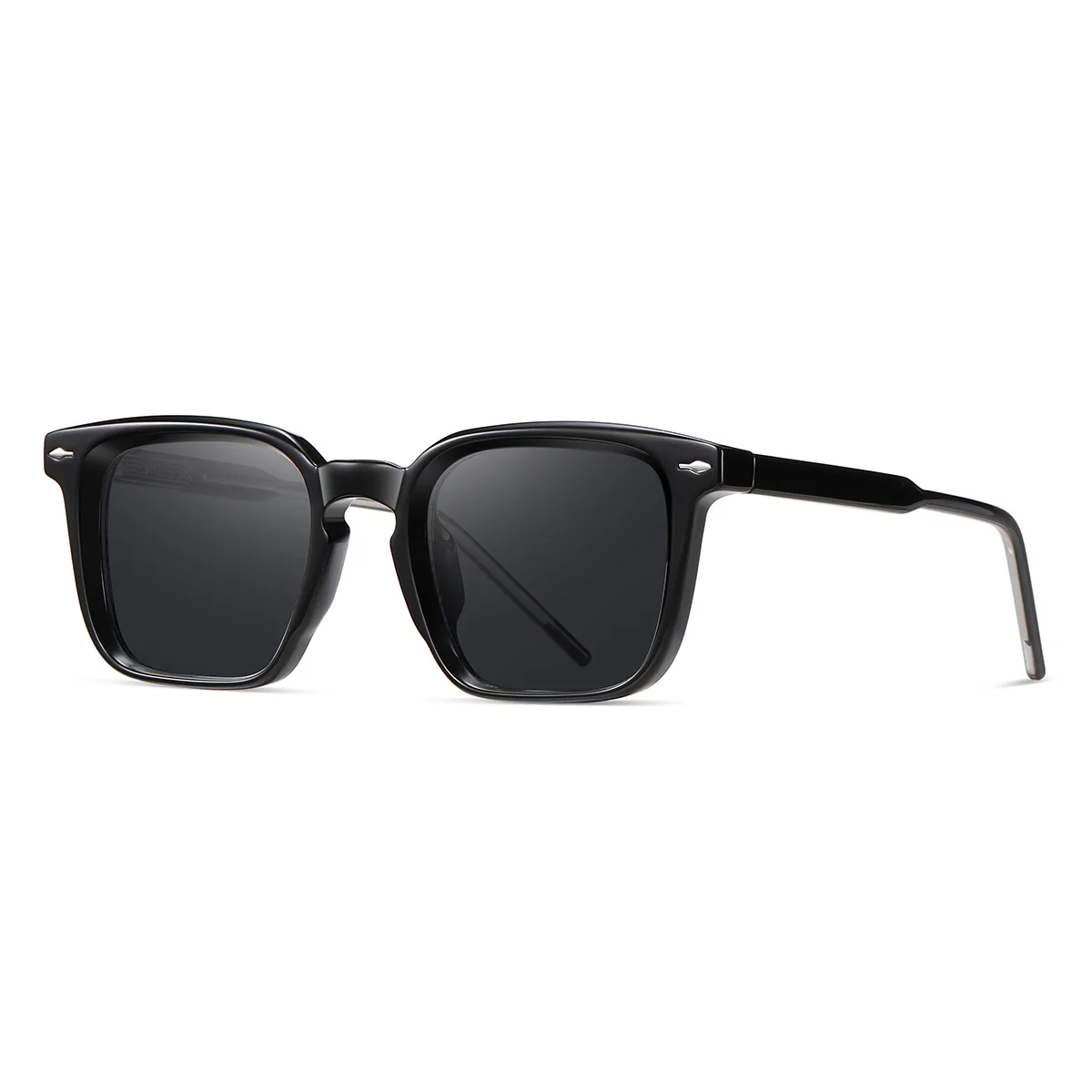 Men's Square Retro Sunglasses - TR90 Frame & Polarized TAC Lenses With UV400 Protection | Classic Vintage Style DG530