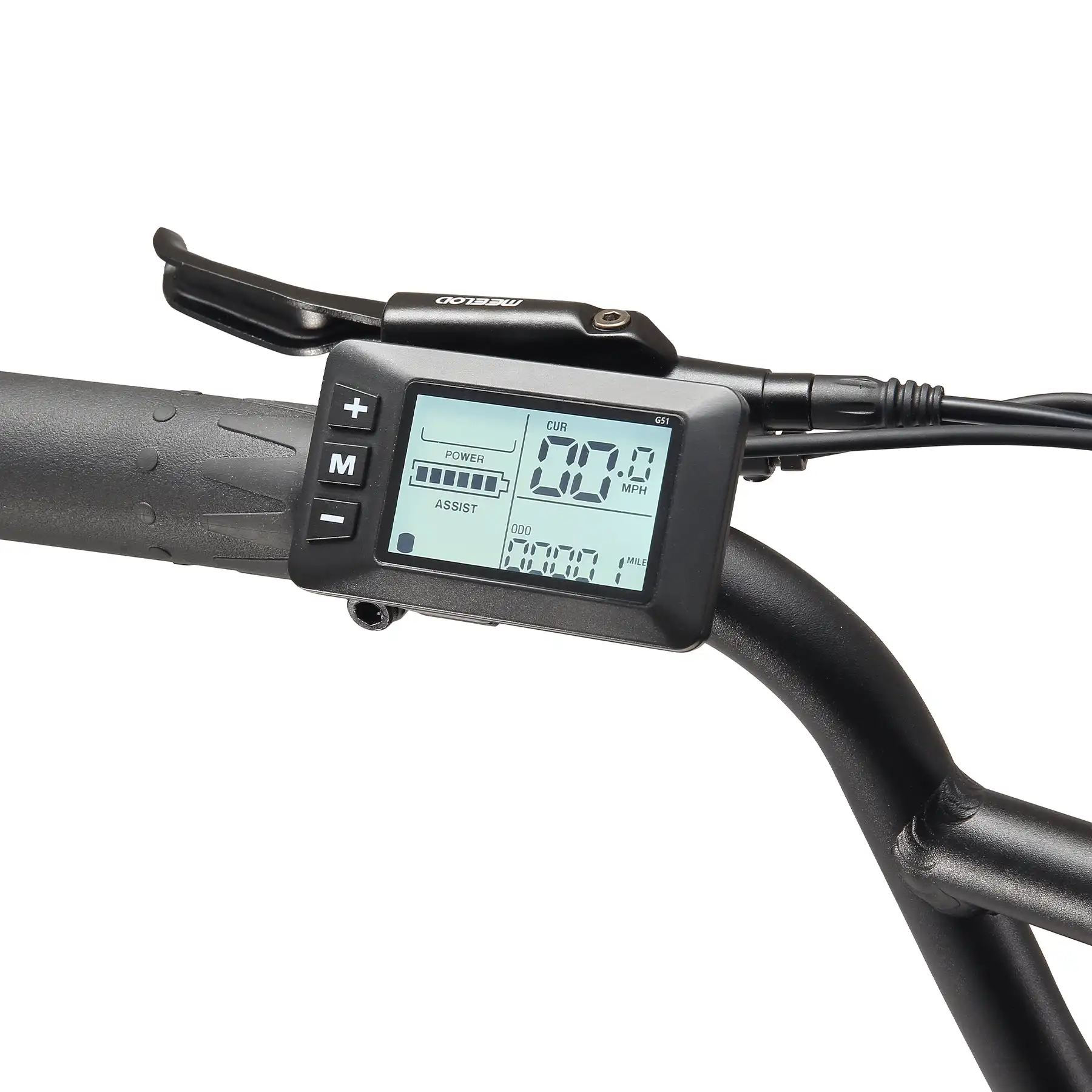 MEELOD DK300 PLUS 1200W Motor Electric Scooter 50-100 Miles Range Black & White