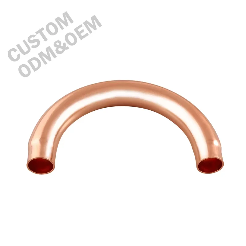Betterway Brand Factory Outlet Red Copper Fitting 90 Degree Equal Round Elbow 1/4" - 8 1/8 Welding OEM