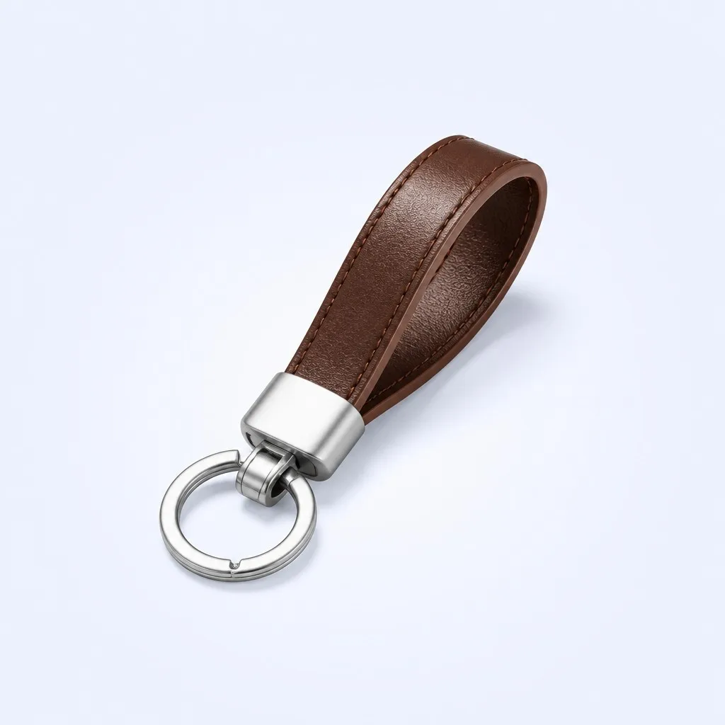 PU Leather Wristband Keychain main view