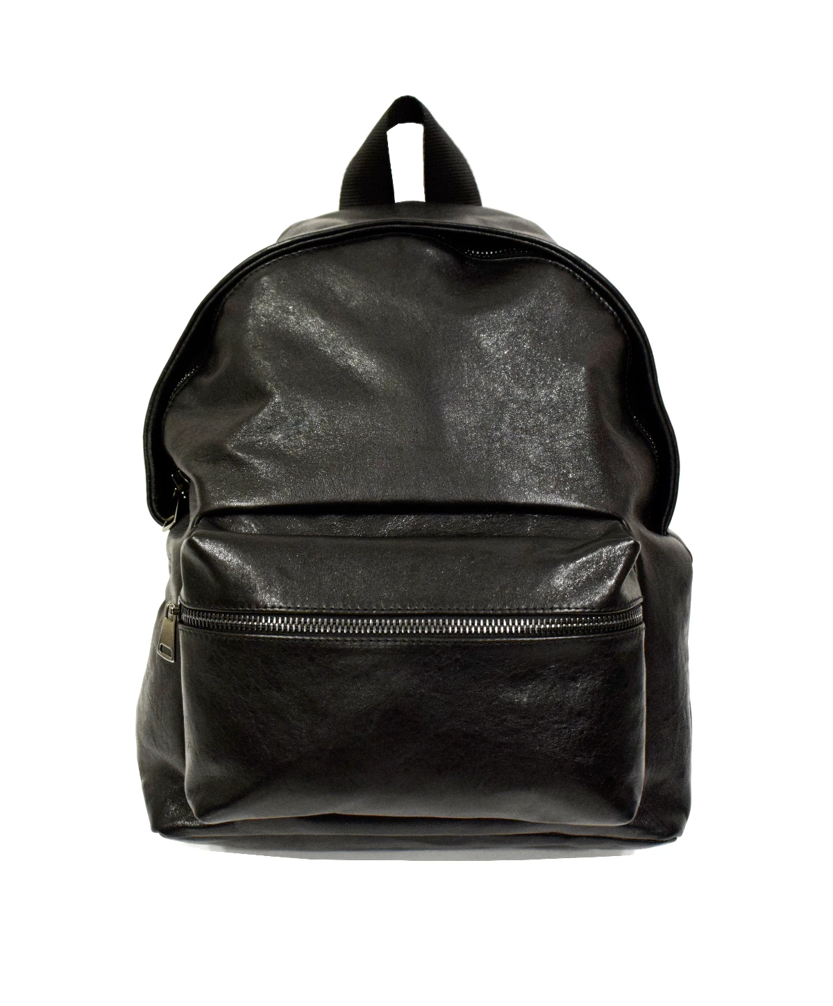 Made In Italy Men's Backpack Bag In Genuine Leather Vintage Leather Backpack Polyester