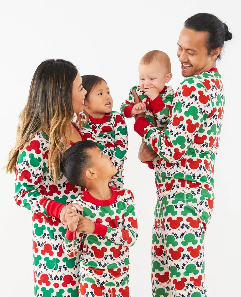 Сертифицированный комплект детской одежды OEKO детские пижамы из бамбука и хлопка милый Принт для родителей детей