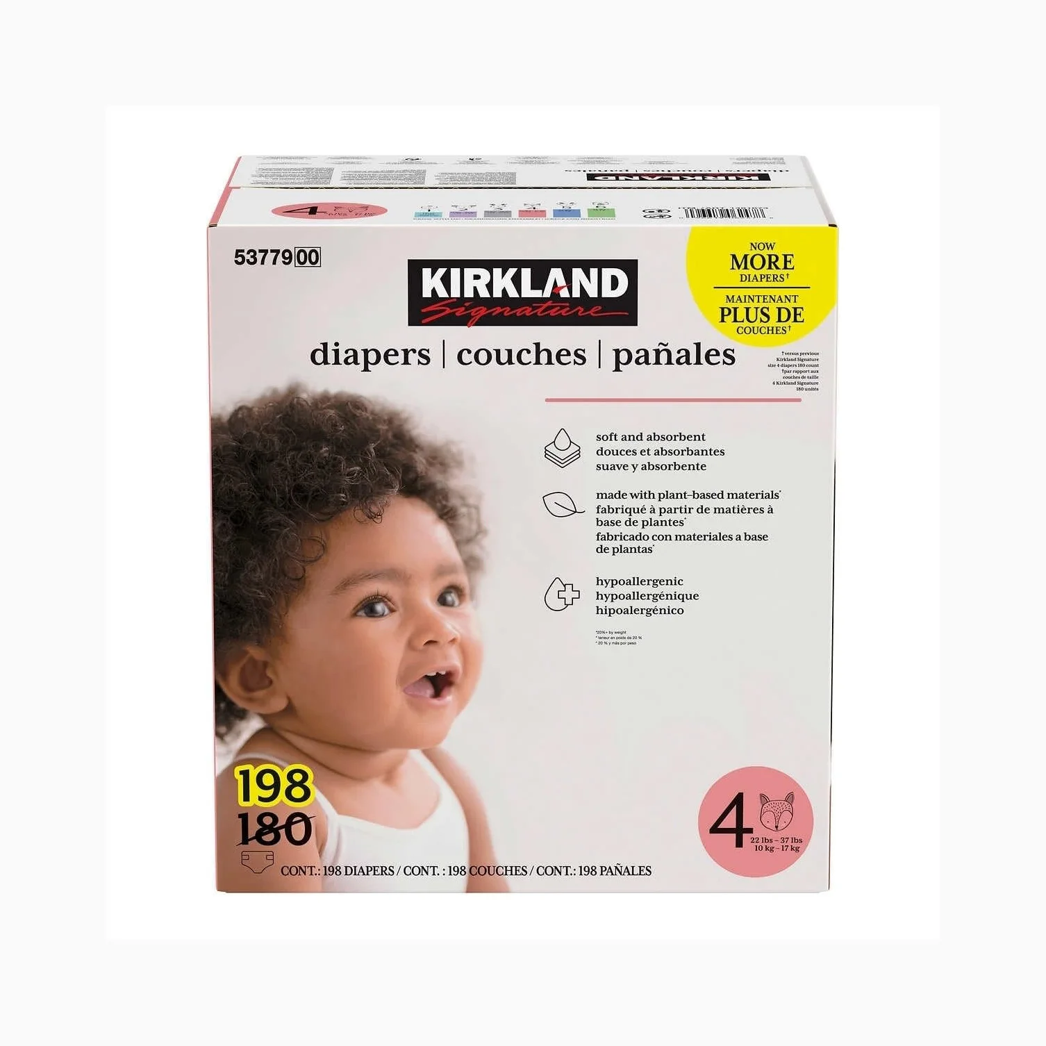 Kirkland Signature Diapers Size 3,222 Units - Buy Kirkland Signature 