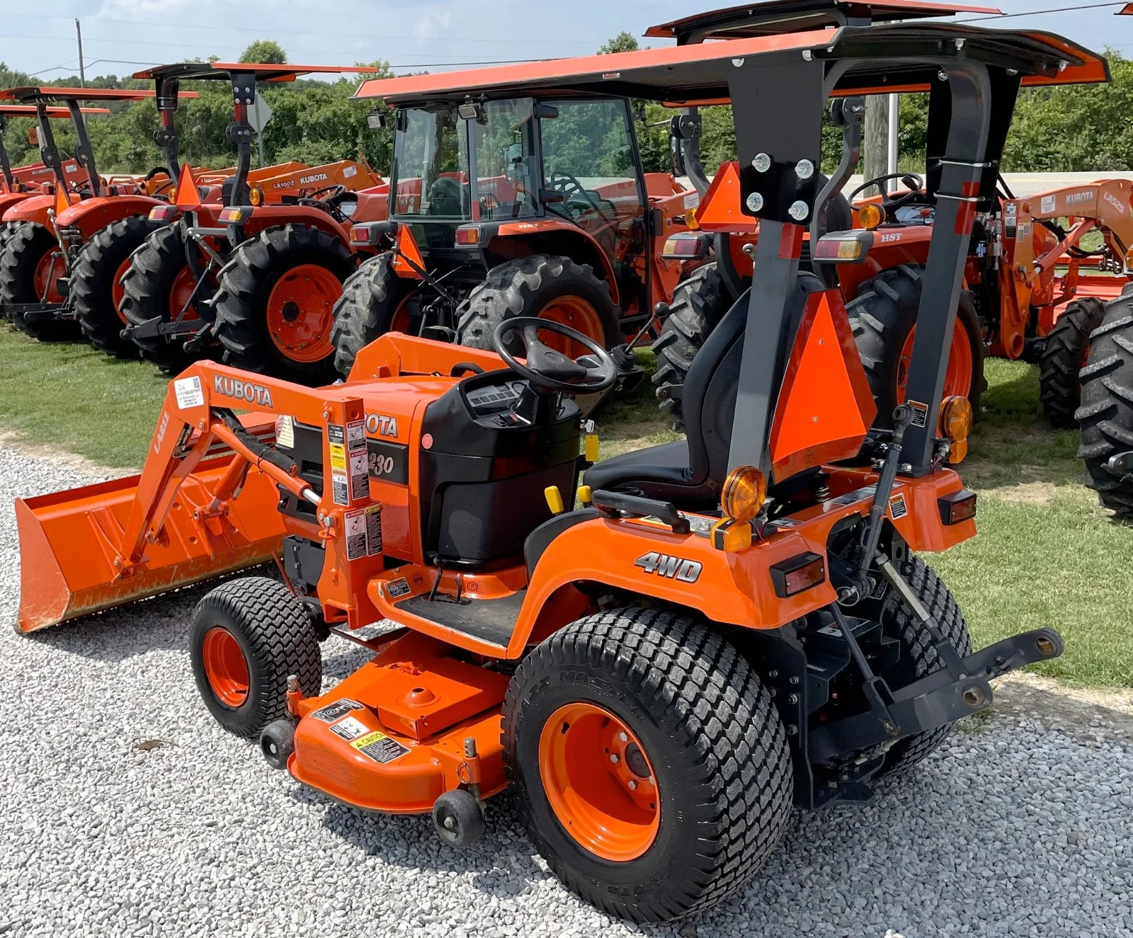 Fairly Used Agricultural Machinery 4x4 Used BX2230D 23HP KUBOTA ...