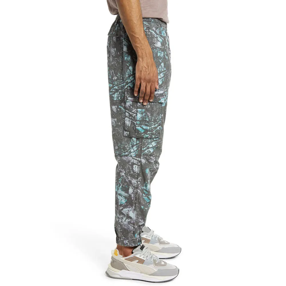 Printed Camo Cargo Pants Trousers Quick Dry Fitness Pants Fashion Men's