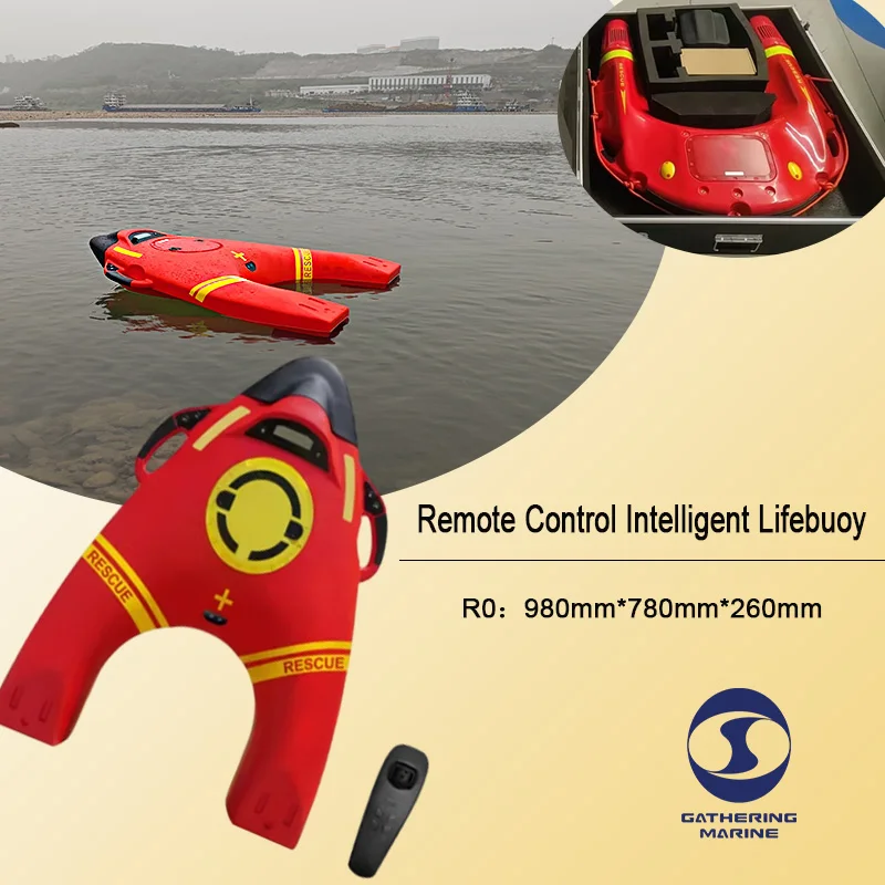 Remote Rescue Using Pre Rigged Systems China Customized Water Rescue Robot R0 Remote Control Lifebuoy Marine ...