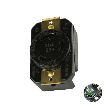 High Quality Product Nema L5-30 30a 125v Locking Receptacle Cover ...