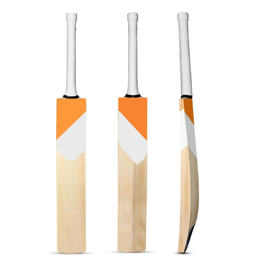 Custom Pure English Willow Cricket Bat Professional Equipment / Light