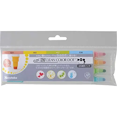 *Kuretake Zig Clean Color Dot 12 Color Set TC-6100 / 12V