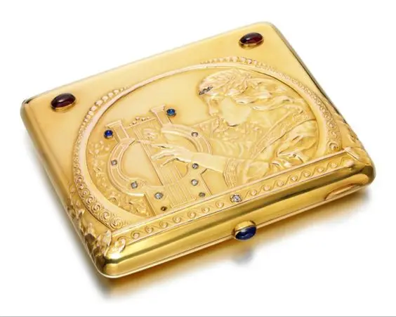 Copper &l Golden Finished Customize Design Hot Selling on Amazon Cigarette case for Man and Women at Wholesale Price