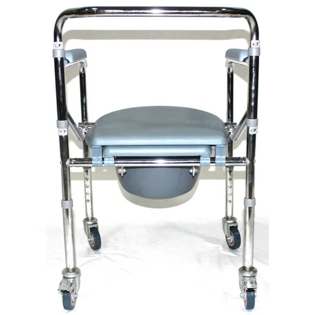 Wheelchair Parts Chair Second Hand Commode Toilet Steel Manufacture Children Commode Wheelchair