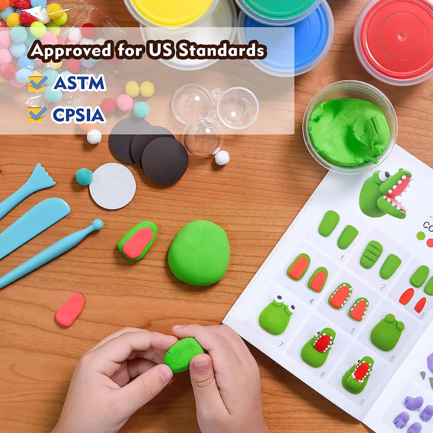 Air Dry Clay Kit For Kids Create Your Own Refrigerator With