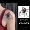 CD-053-Jarraza negra Reloj de arena rojo en la web