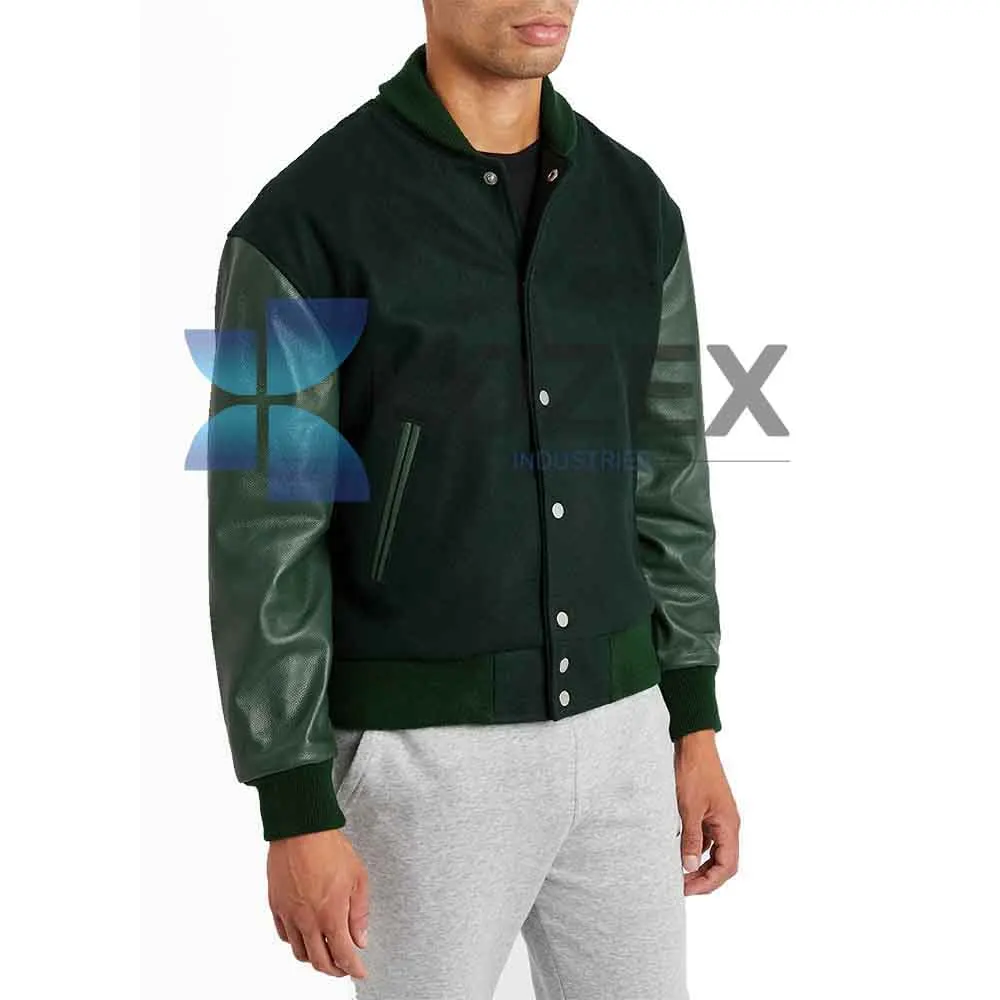 Lightweight Blank Letterman Professional College Varsity Jacket Casual Sport Varsity Jacket For