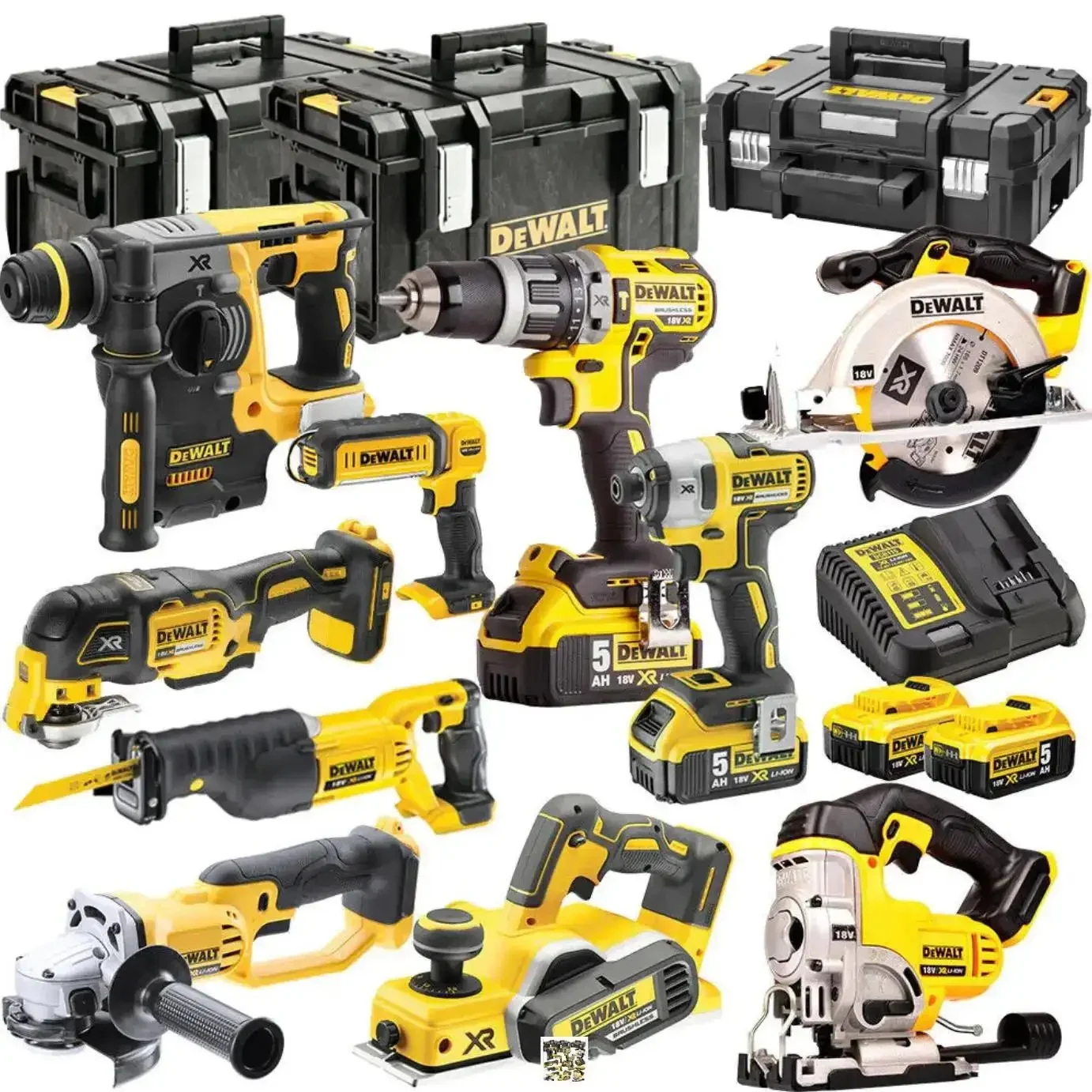 Dewalts 20v Max Cordless 15-piece Combo Kit Power Tool New In Stock ...