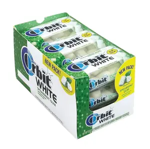 Orbitt Spearmint Flavour Sugar Free Chewing Gum - 8.8g Sleeve (Pack of 15)